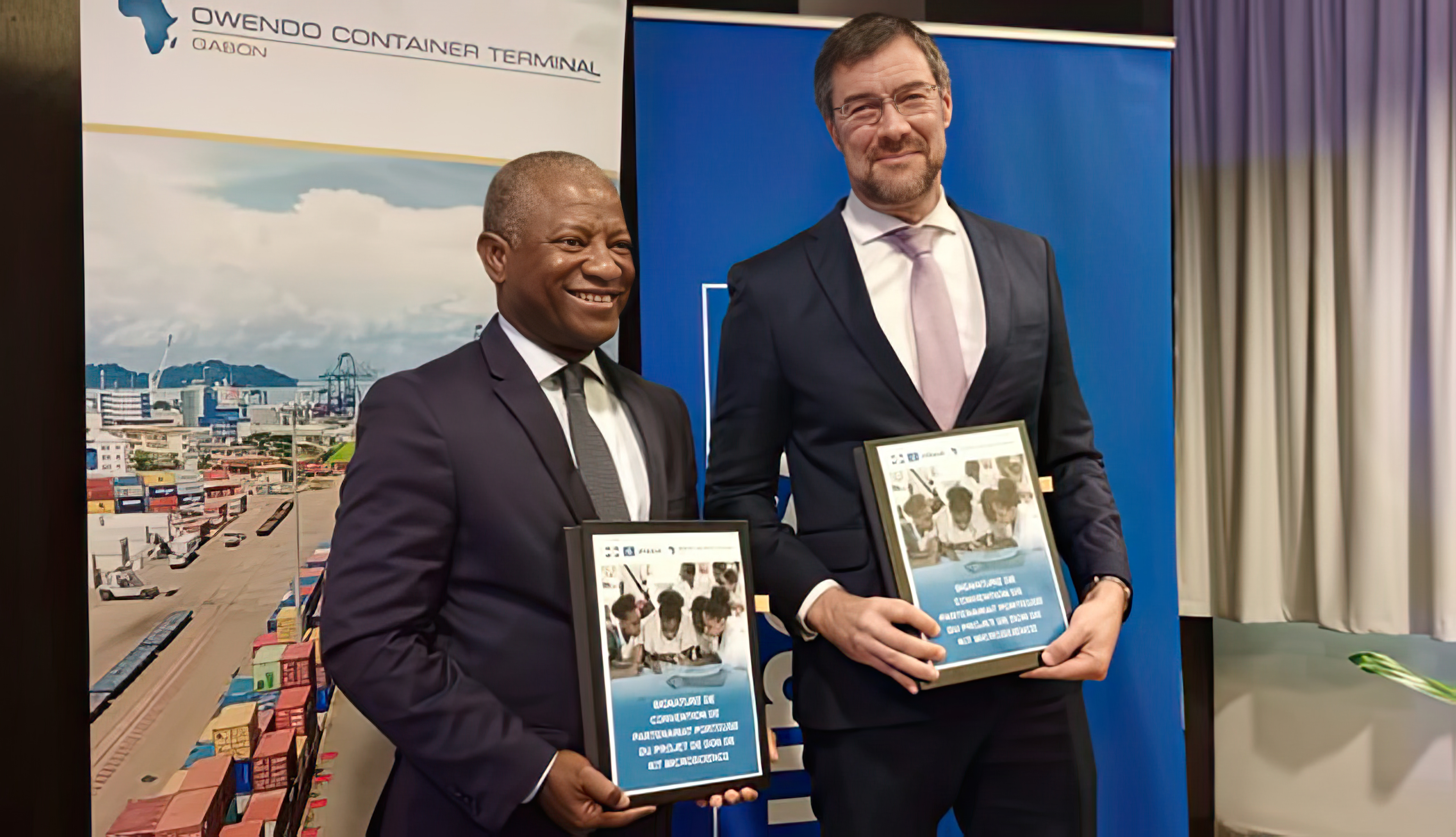OWENDO CONTAINER TERMINAL ET L’UNESCO OFFRENT AU MINISTÈRE DE L’ÉDUCATION NATIONALE DES MINILABORATOIRES SCIENTIFIQUES POUR 16 000 ÉLÈVES DU GABON
