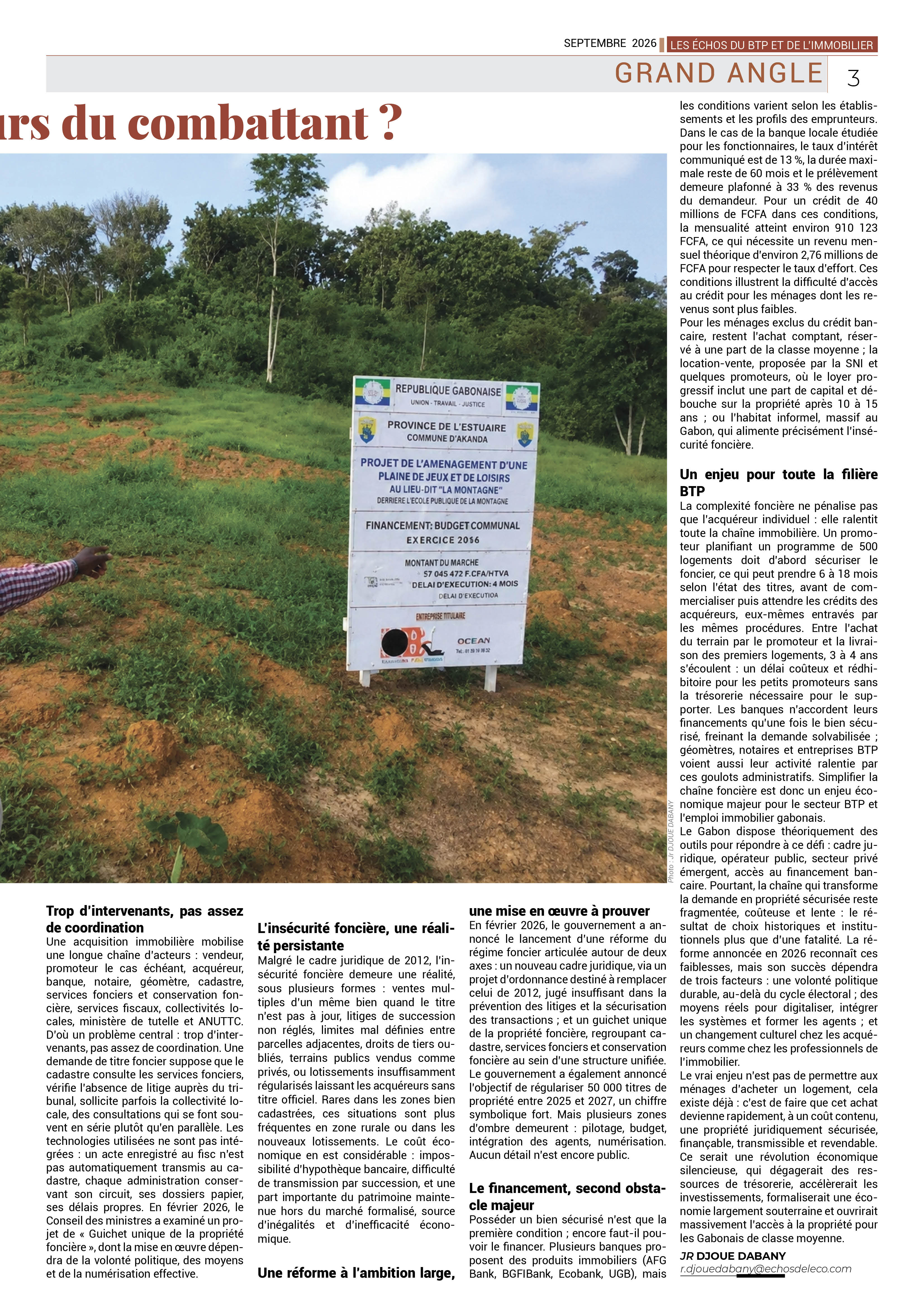 Les Échos du BTP & Immo, page 3